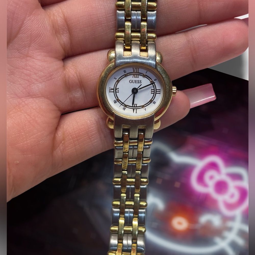 Guess Two-Tone Gold and Silver Watch